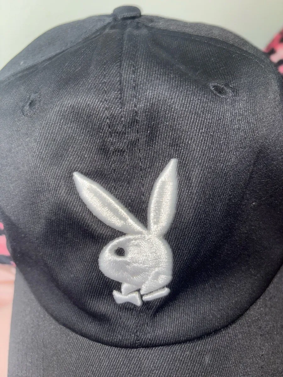 Black Playboy Cap - Image 4