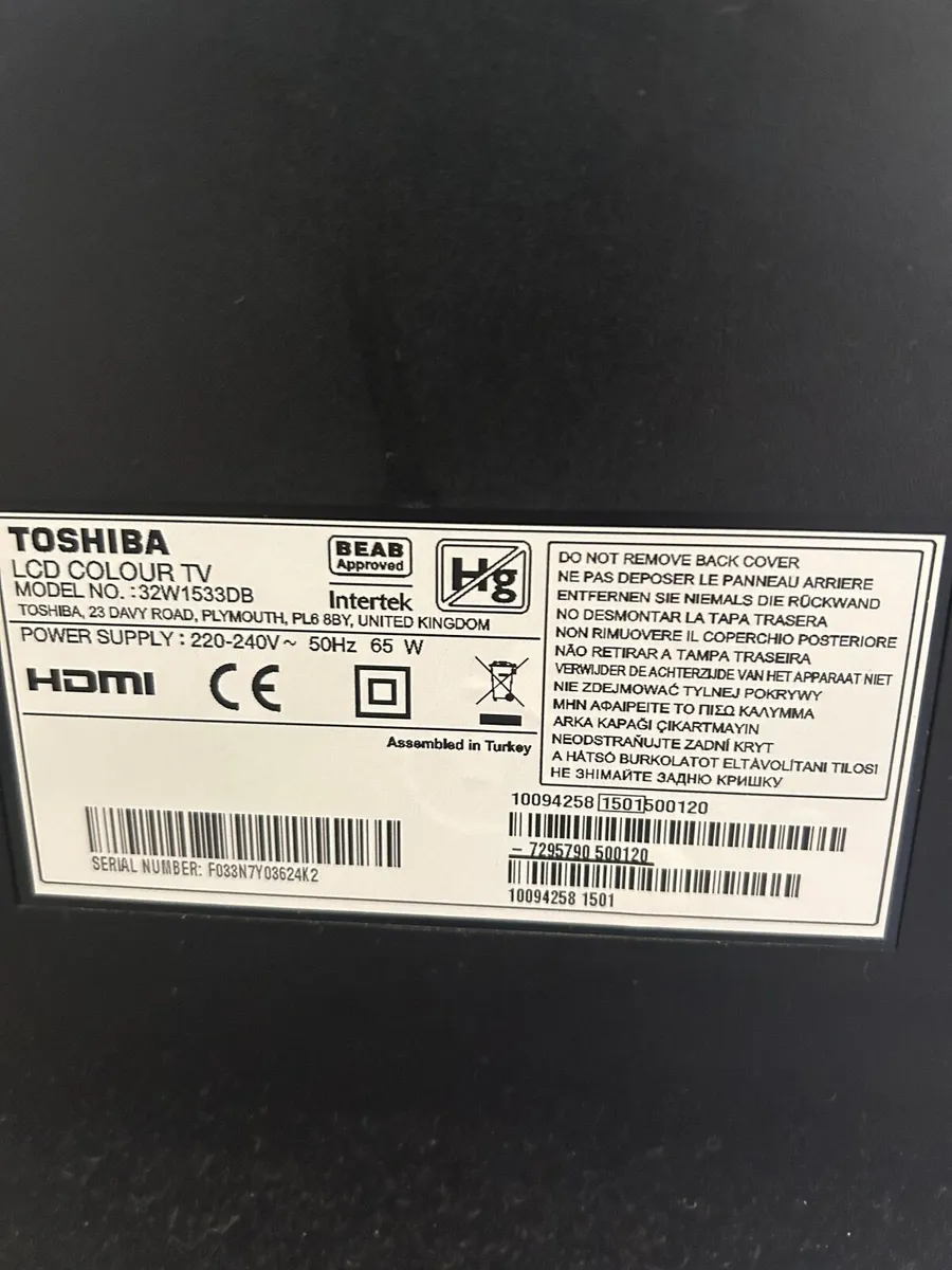 Toshiba LCD Colour TV - Image 4