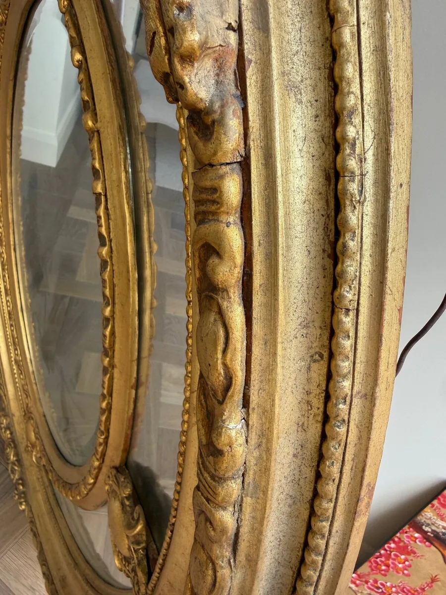 Antique Gilt Mirror - Image 3