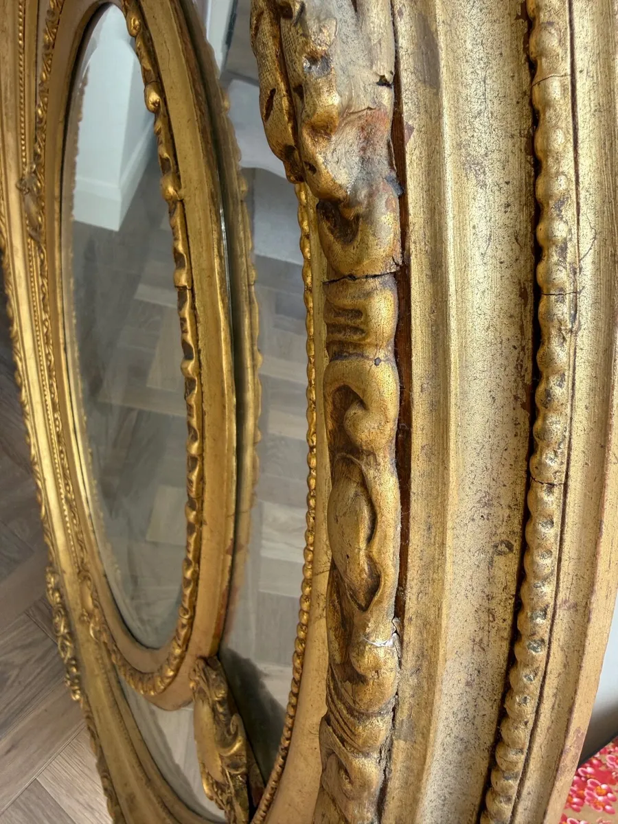Antique Gilt Mirror - Image 4