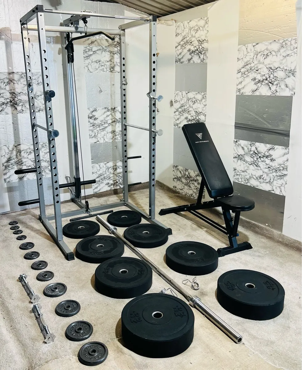 OLYMPIC WEIGHTLIFTING SETUP ALL IN ONE - Image 1