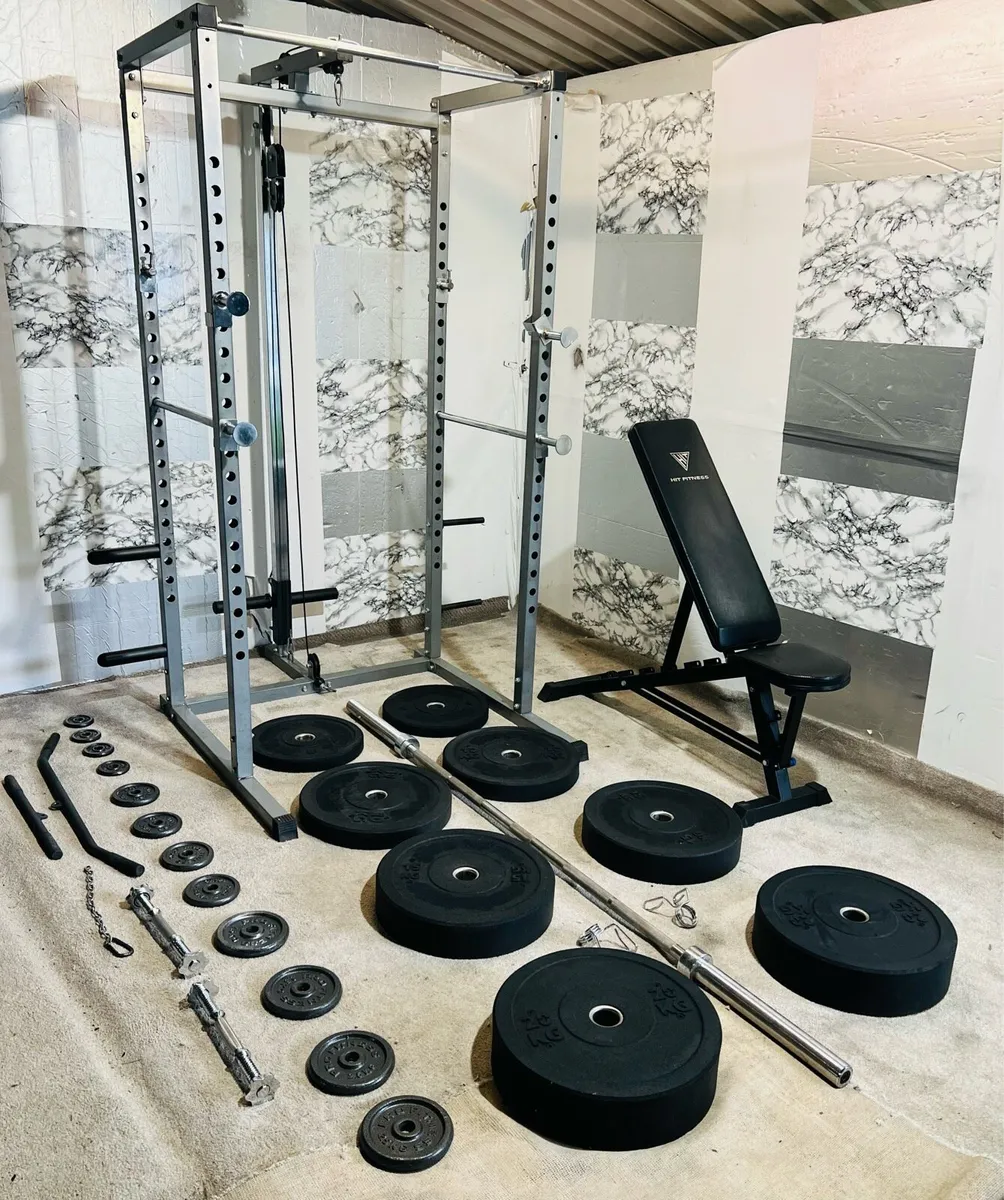 OLYMPIC WEIGHTLIFTING SETUP ALL IN ONE - Image 2