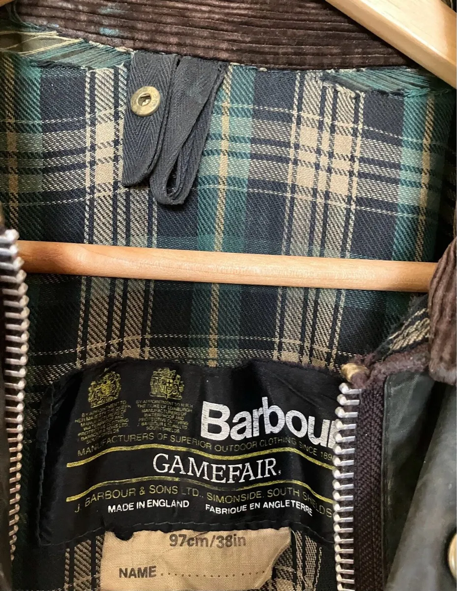 Barbour Gamefair wax Jacket - Image 3