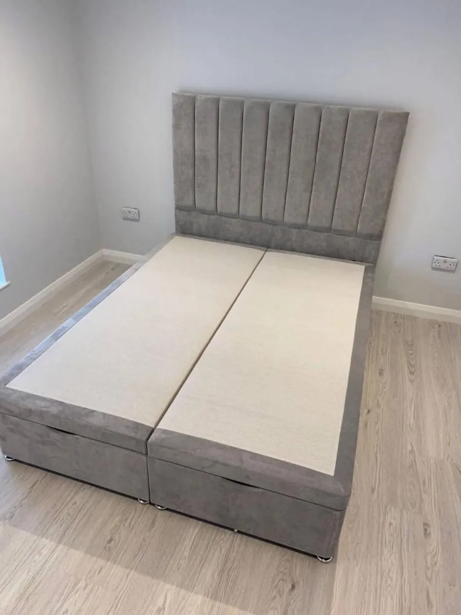 Divan Ottoman Base Bed With Mattress Opt - Image 1