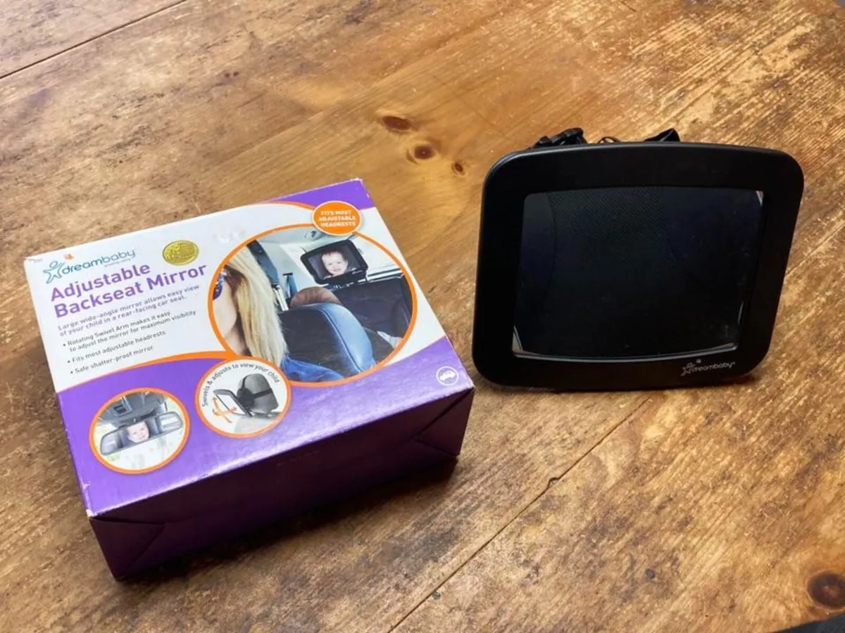 Dreambaby Adjustable Backseat Mirror – Brand New - Image 1