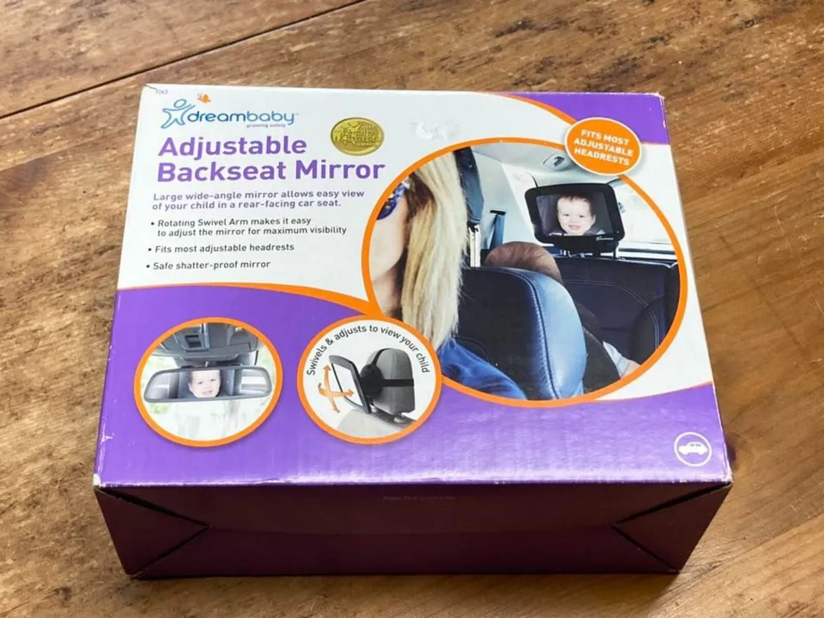 Dreambaby Adjustable Backseat Mirror – Brand New - Image 2