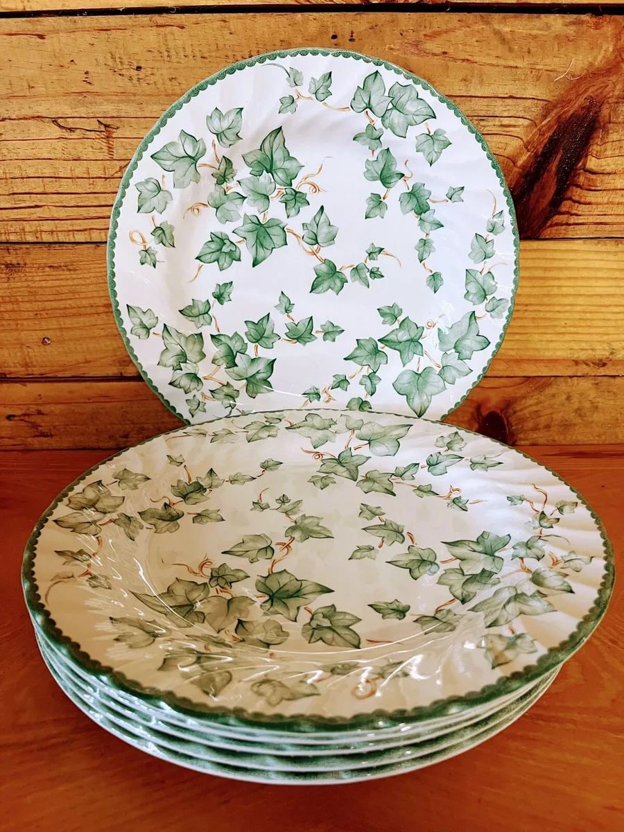 6 Vintage BHS dinner plates - Image 1