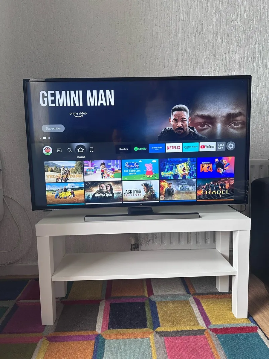 JVC 43" 4K Smart Fire TV + TV Unit - Image 1