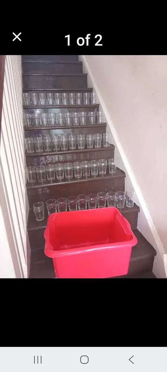 50 HALF PINT GLASSES - Image 1