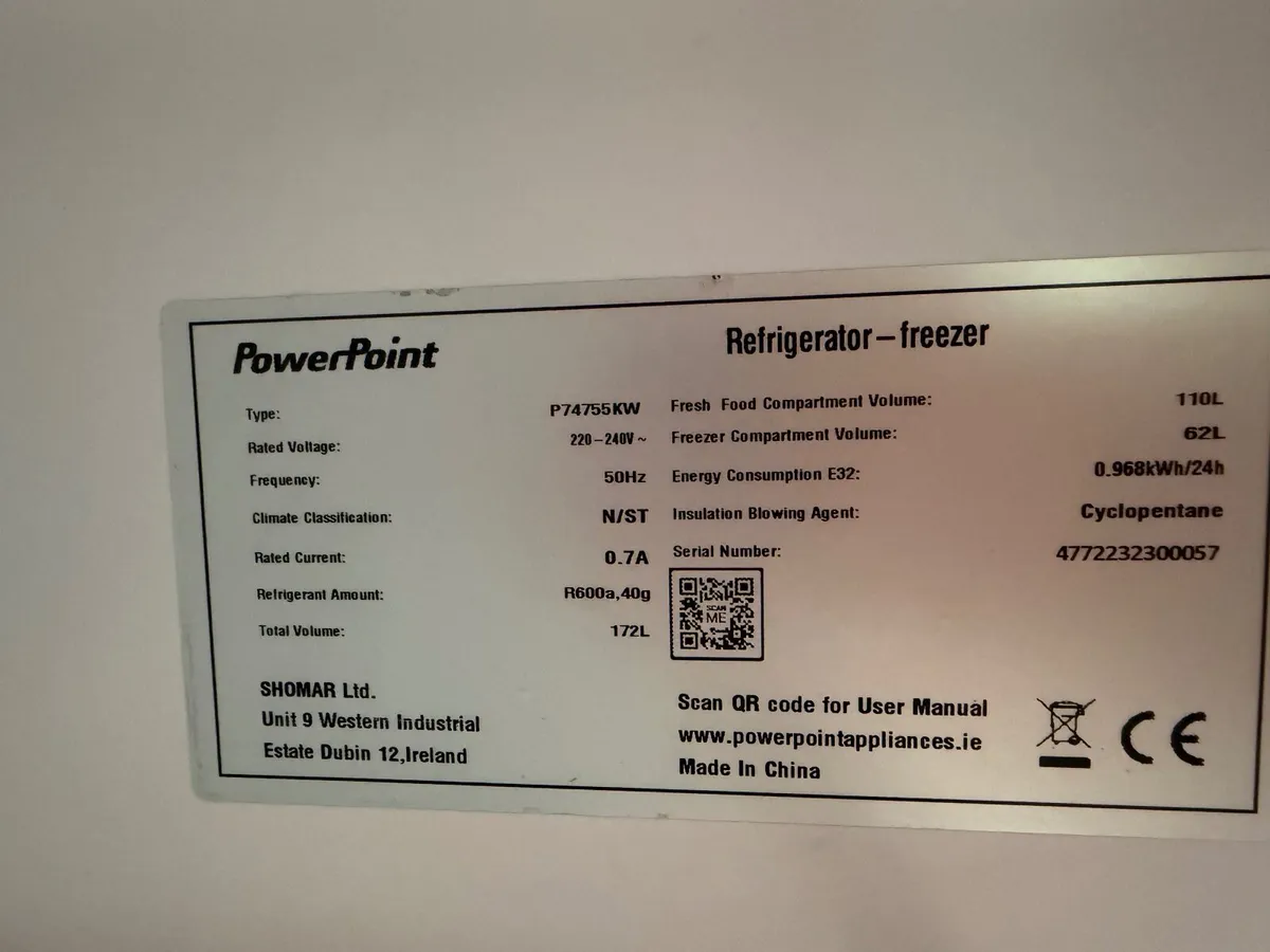 PowerPoint Fridge Freezer - Image 2