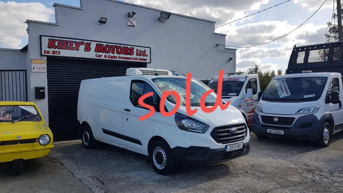 Ford Transit CustomFRIDGE 2023 LWB 130BHP VAT INV - Image 1