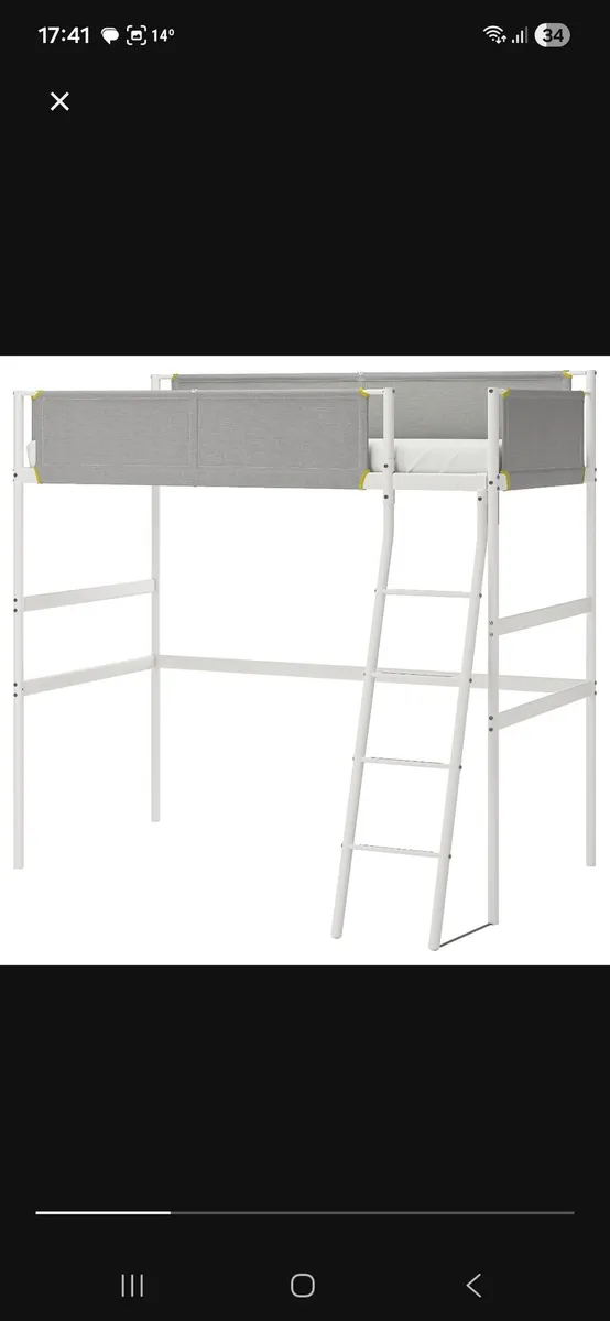 Loft bed ikea frame - Image 1