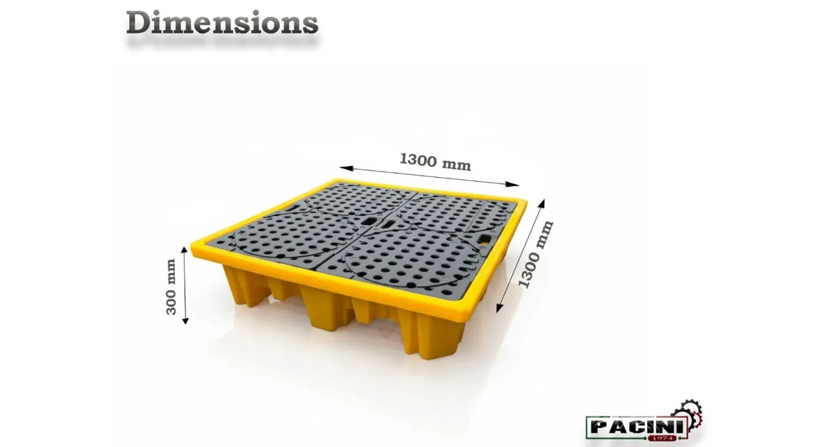 280L/62 Polyethylene Spill Pallet - Image 4