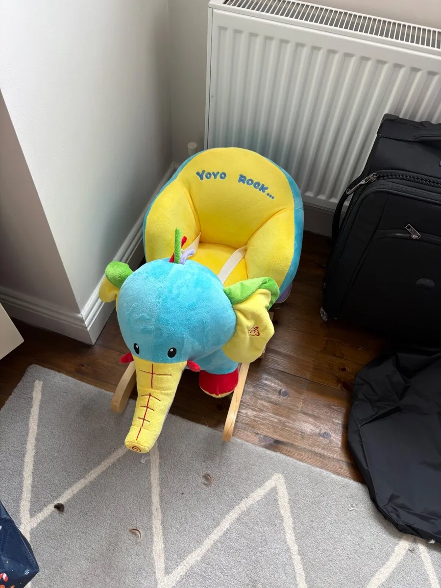 Baby bundle:cot, car seat, play gym, rocking chair - Image 3