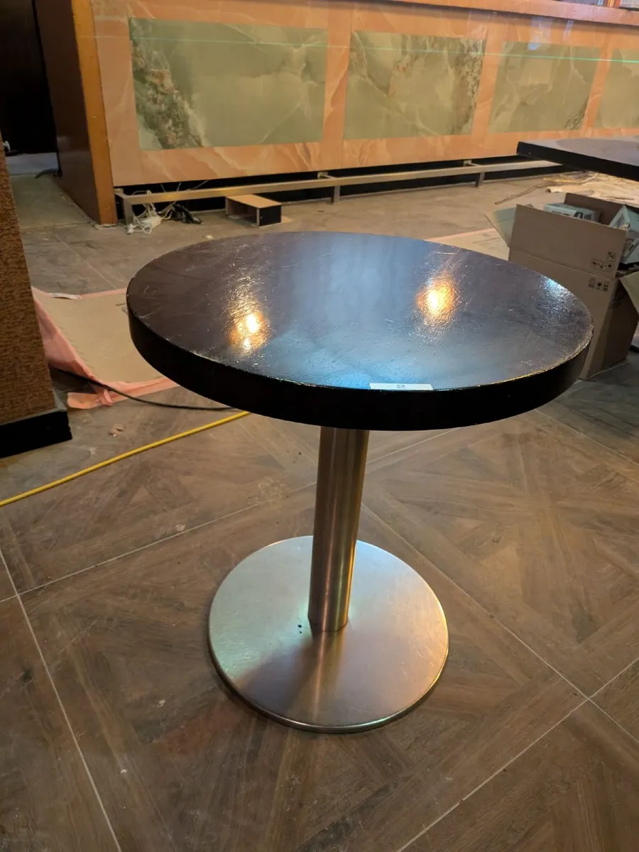 Restaurant/bar tables & Wall Cabinet - Image 1