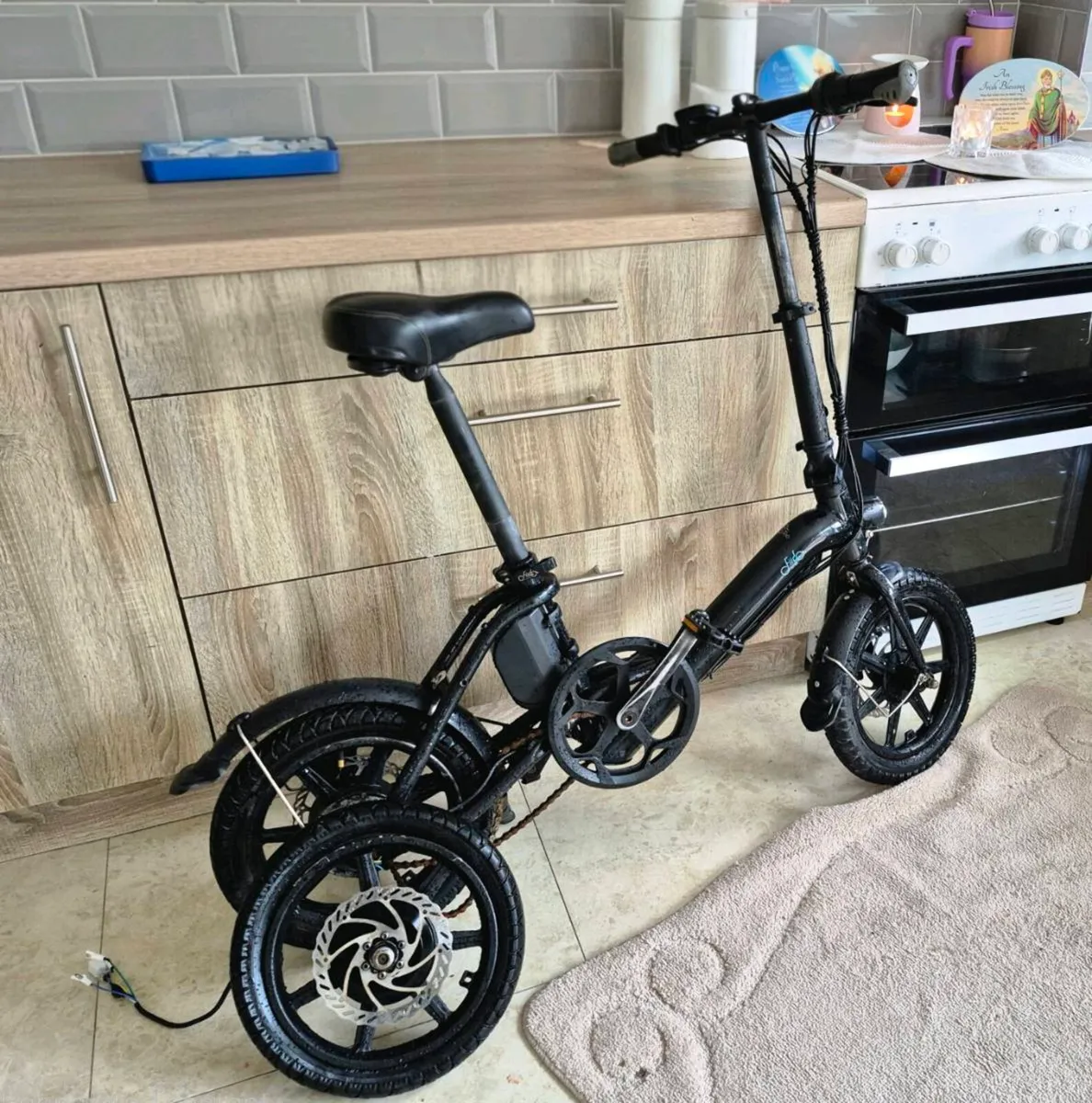 BLACK FIIDO D3 PRO MINI FOLDING ELECTRIC BIKE.IT S - Image 1