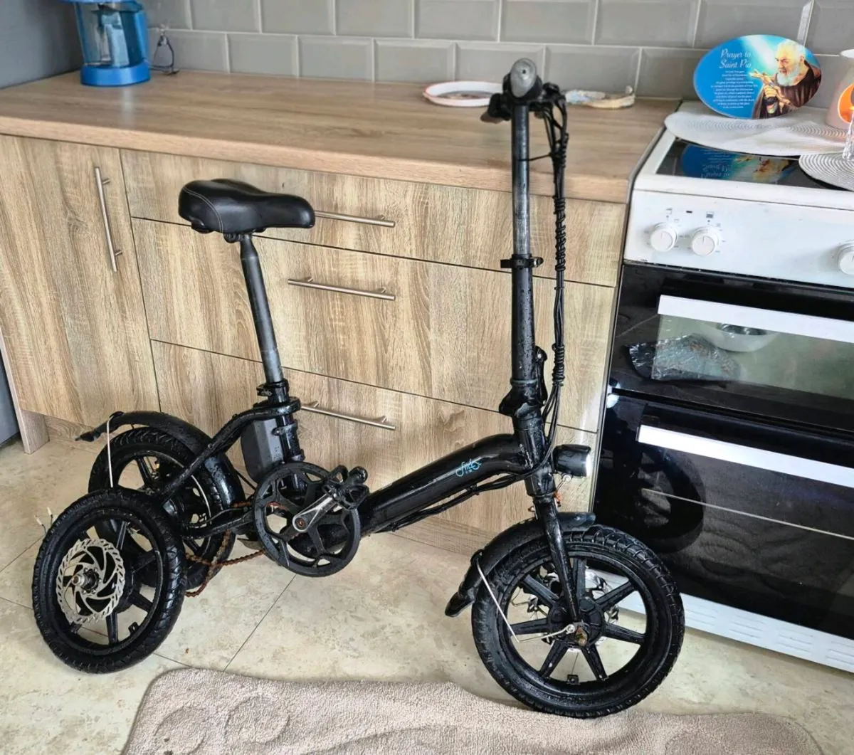 BLACK FIIDO D3 PRO MINI FOLDING ELECTRIC BIKE.IT S - Image 4