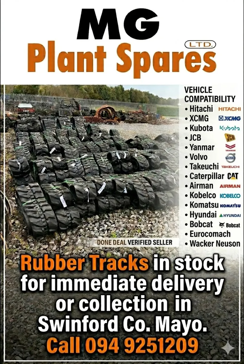 Rubber Tracks In Stock - Image 1