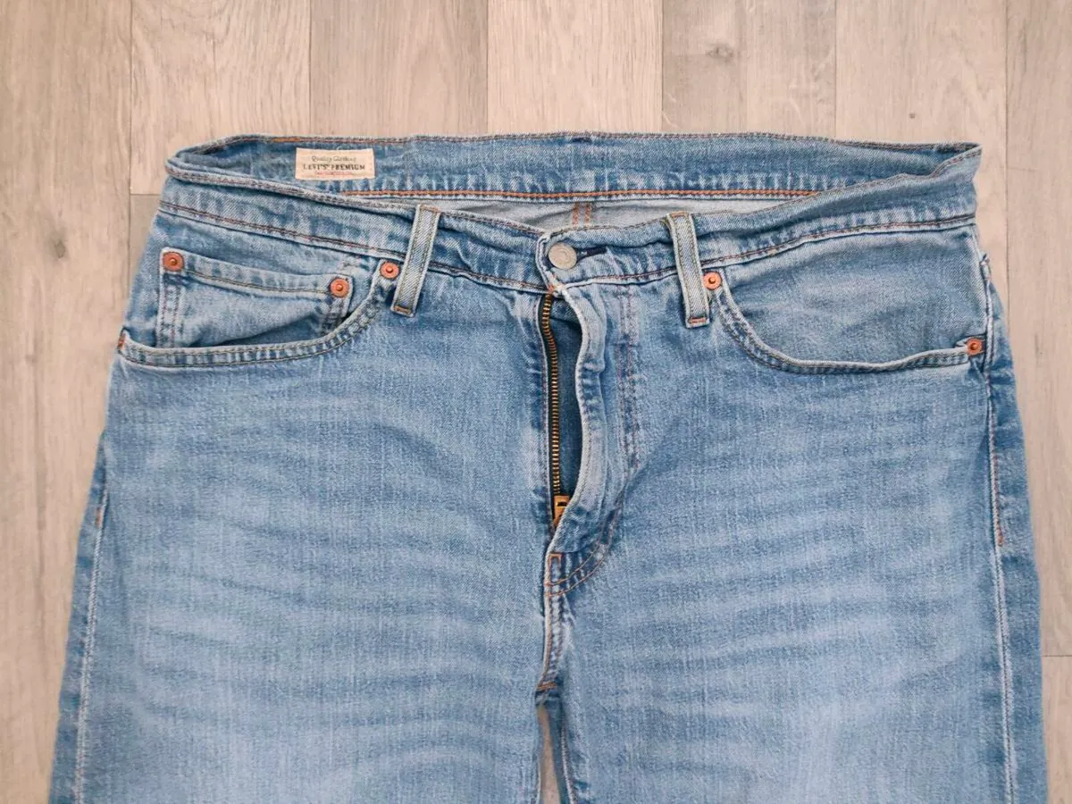 Levi's 502 Taper Fits Jeans Mens W34 L31 - Image 3