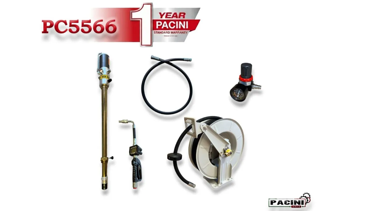 Oil Dispensing Pump with Retractable Reel - Image 3