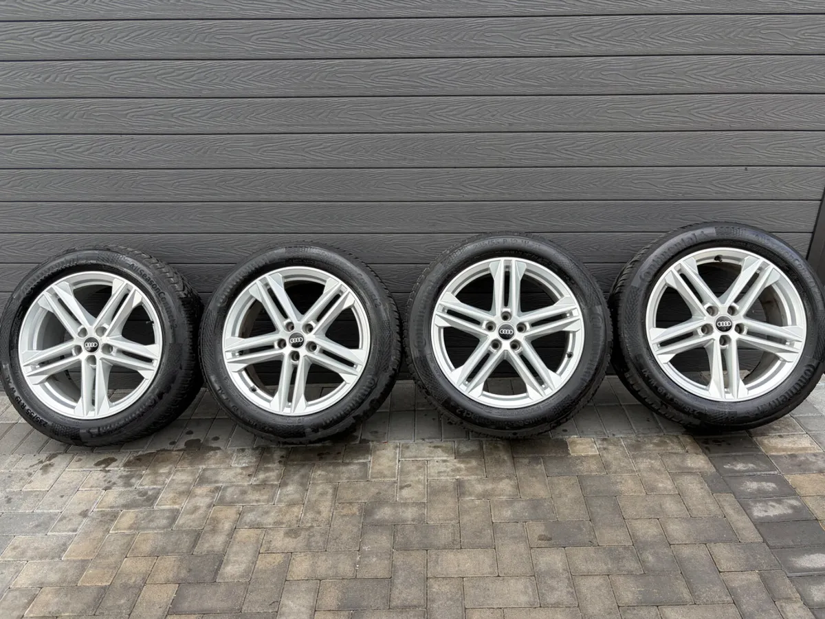 19” GENUINE AUDI Q5 S-LINE ALLOY WHEELS & TYRES - Image 2
