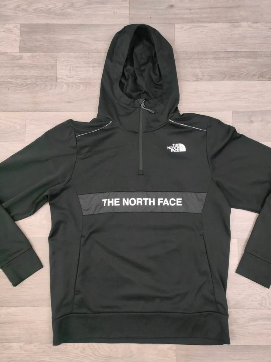 The North Face Half Zip Hoodie Jumper Mens Medium - Image 2