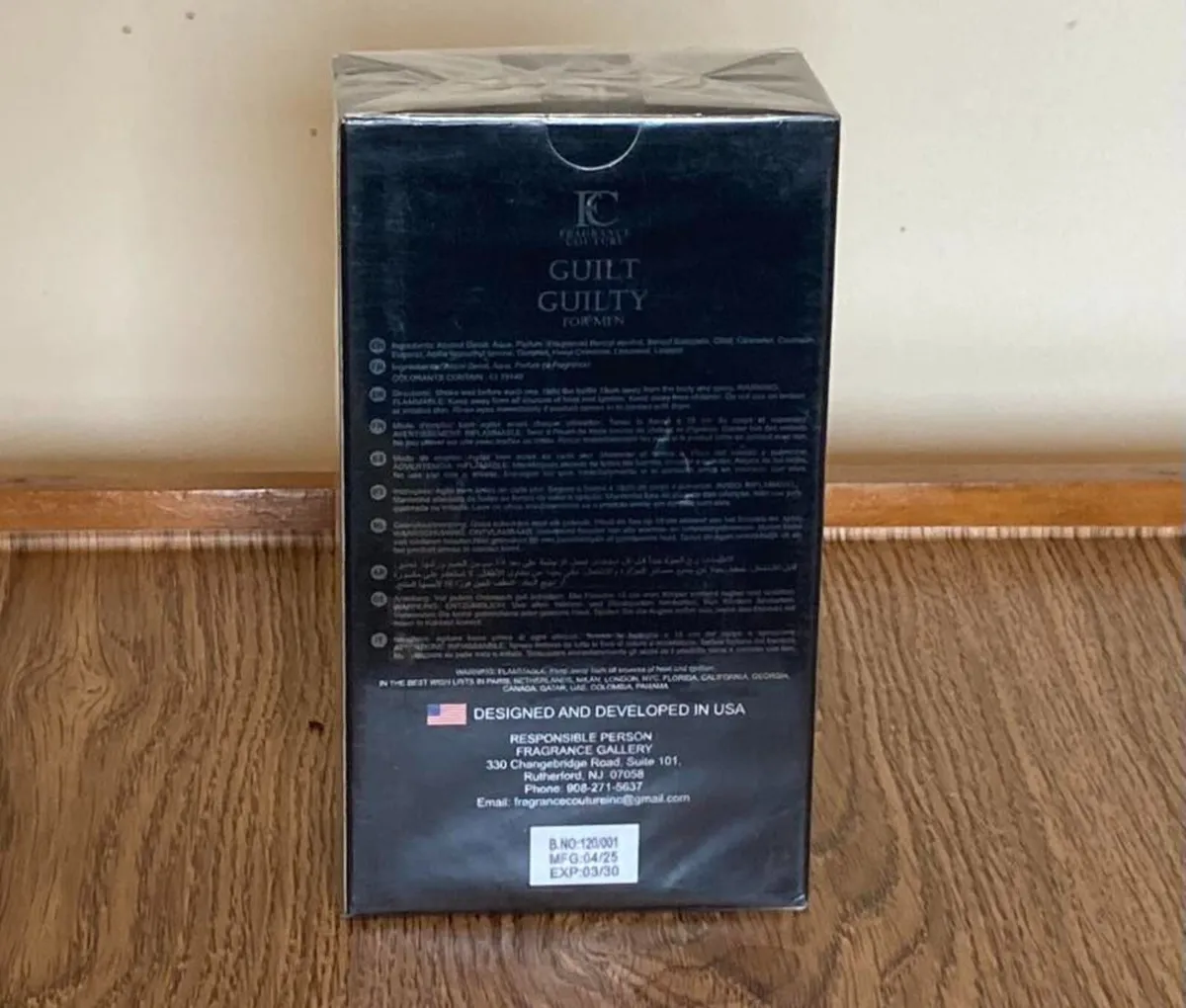 Pristine Guilt Guilty Men’s Eau de Parfum 100ml - Image 2