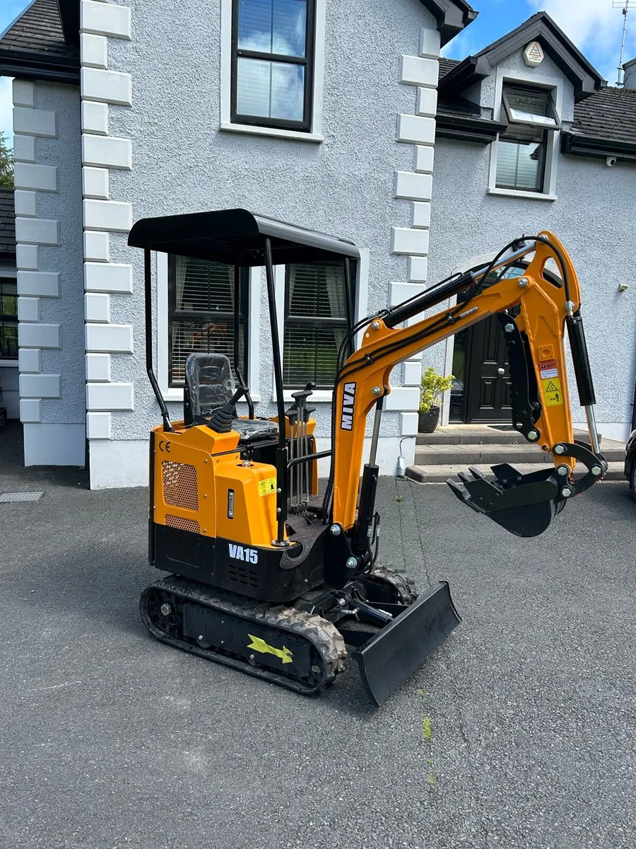 NEW MIVA VA15 Mini Digger - Image 3