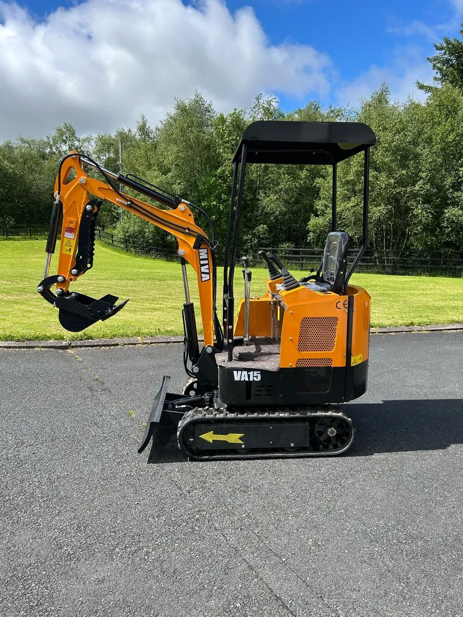 NEW MIVA VA15 Mini Digger - Image 1