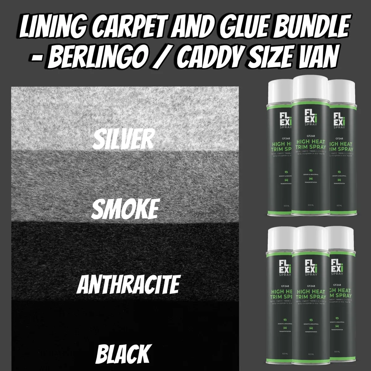 4 way Super Stretch Lining Carpet - Image 3