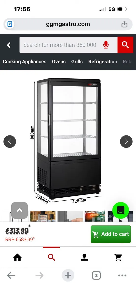 Catering or bar display refrigerator - Image 1