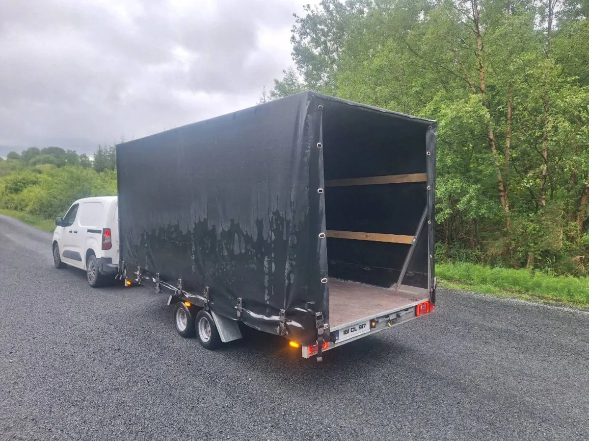 14ft x 6,8ft curtain side trailer - Image 4
