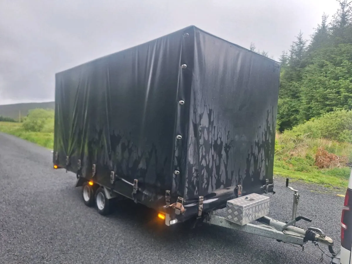 14ft x 6,8ft curtain side trailer - Image 1