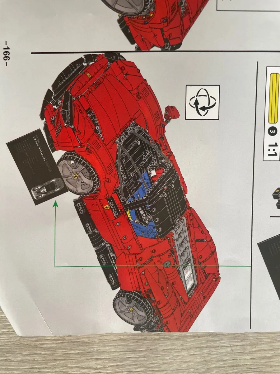 Ferrari Daytona sp3 Lego Technic set - Image 3