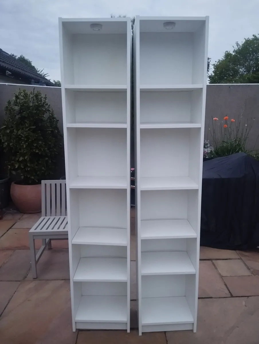 2 tall shelf units - Image 3