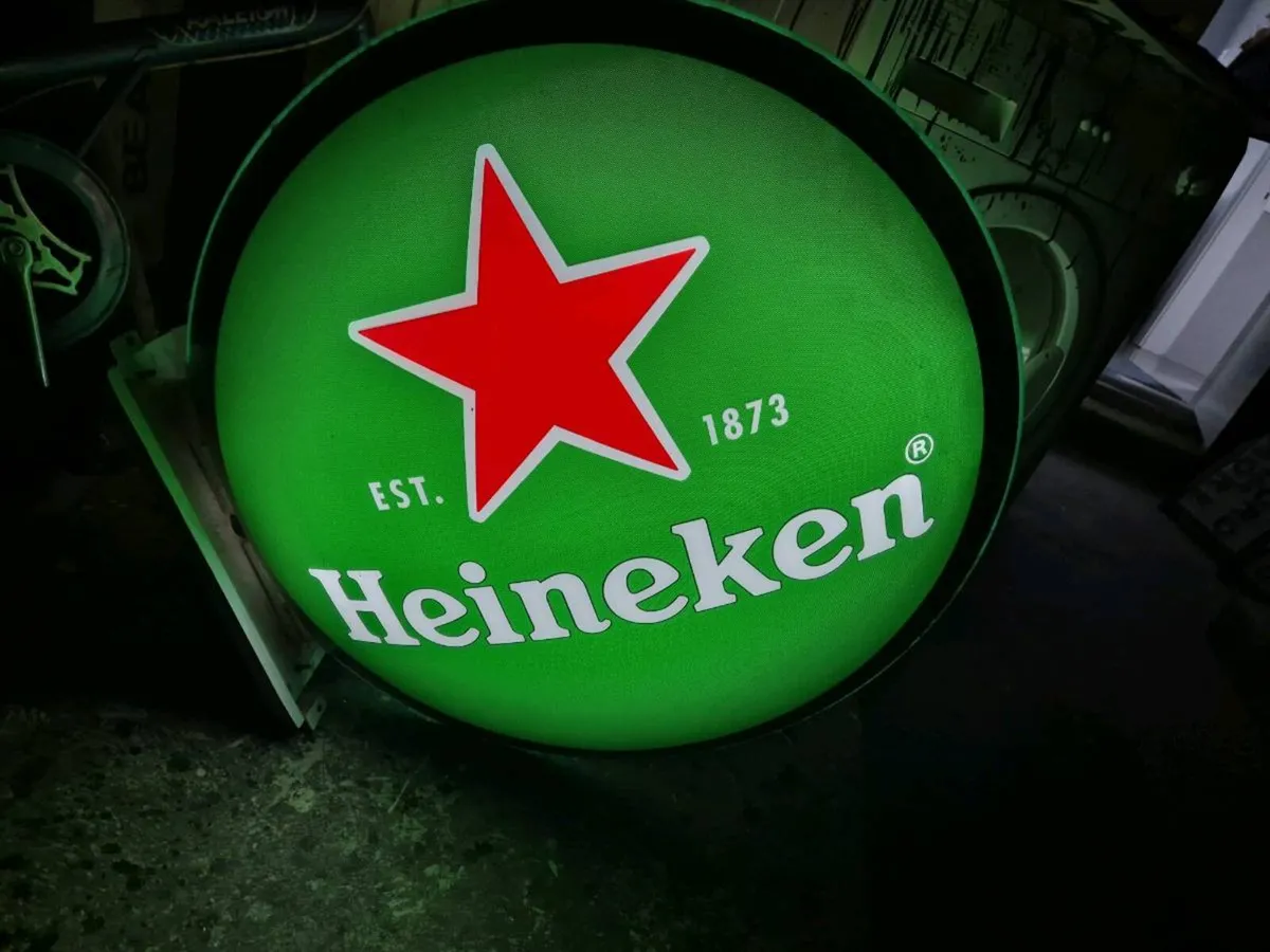 Heineken light box double-sided - Image 1