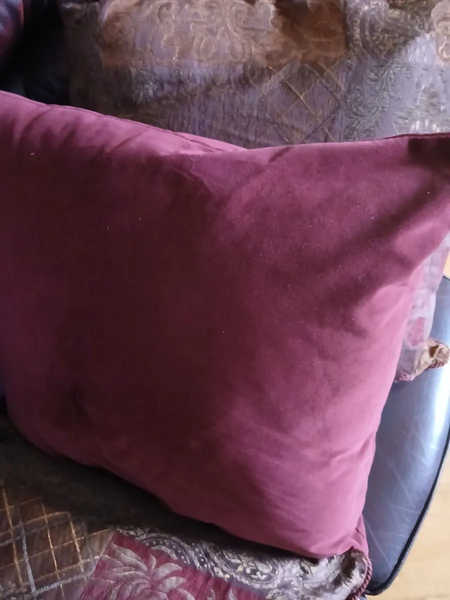 Large cushions with fillers. - Image 4