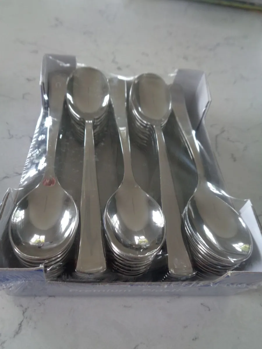 Metalised Plastic Cutlery For Sale - Image 2