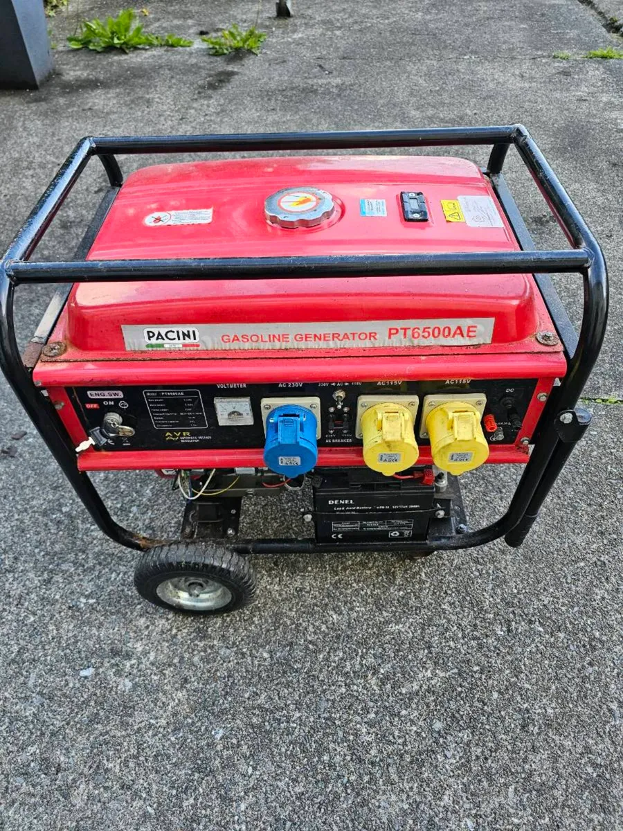 Pacini 6.5kva generator - Image 1