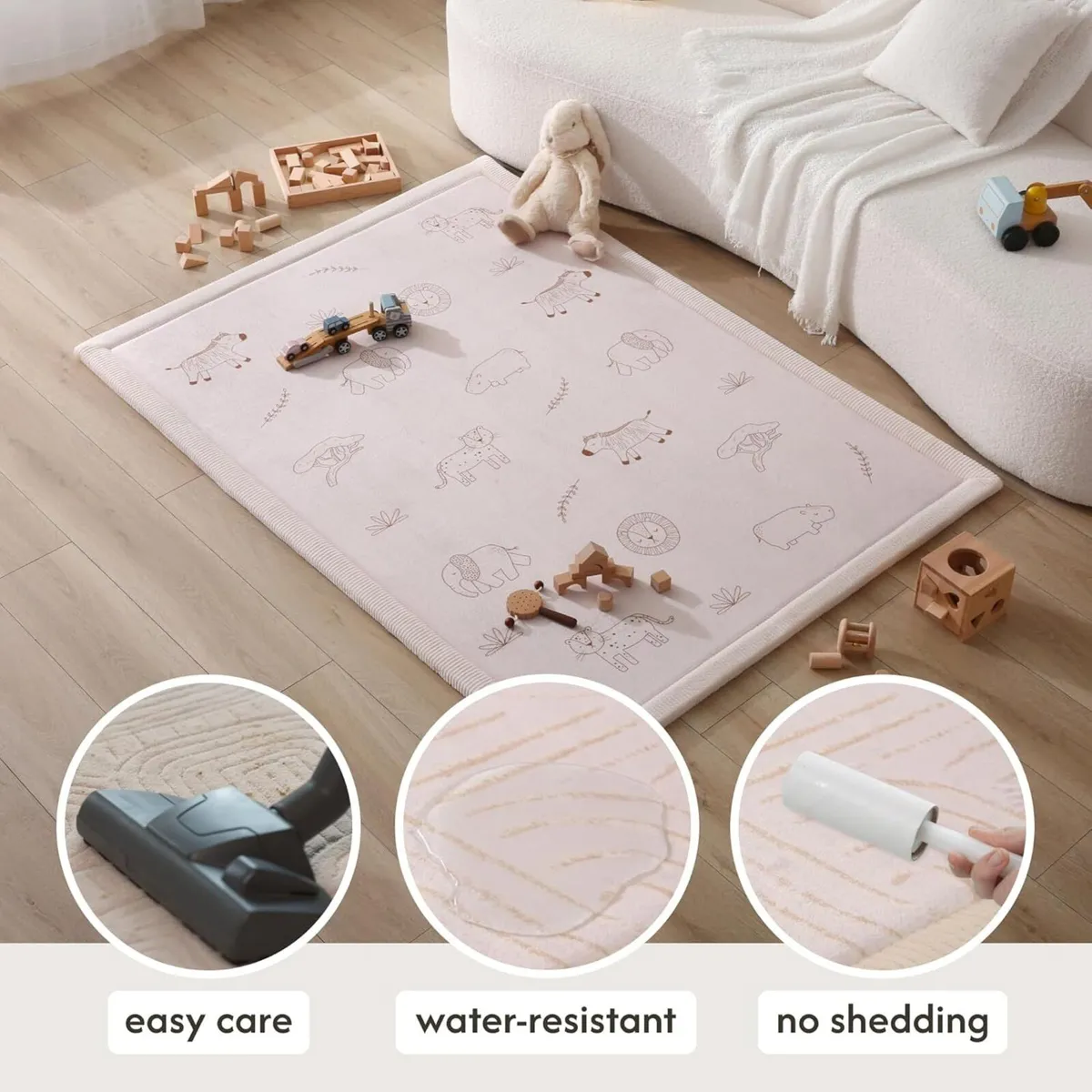 Cloud-Soft Baby Play mat 170x120x2.5cm - Children' - Image 4