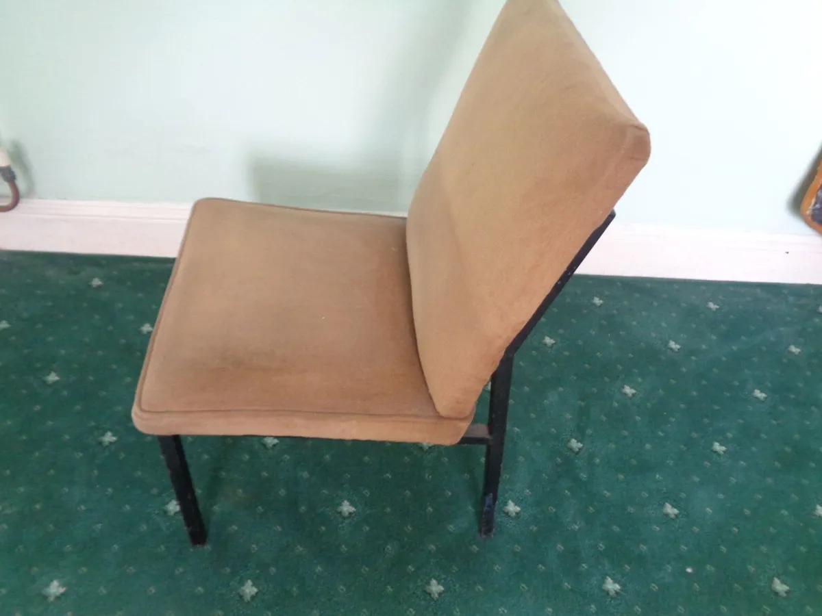 Metal Framed Chair for Sale - Image 4