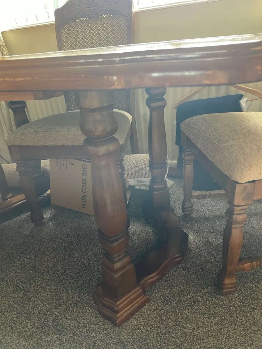 dining table and chairs - Image 2