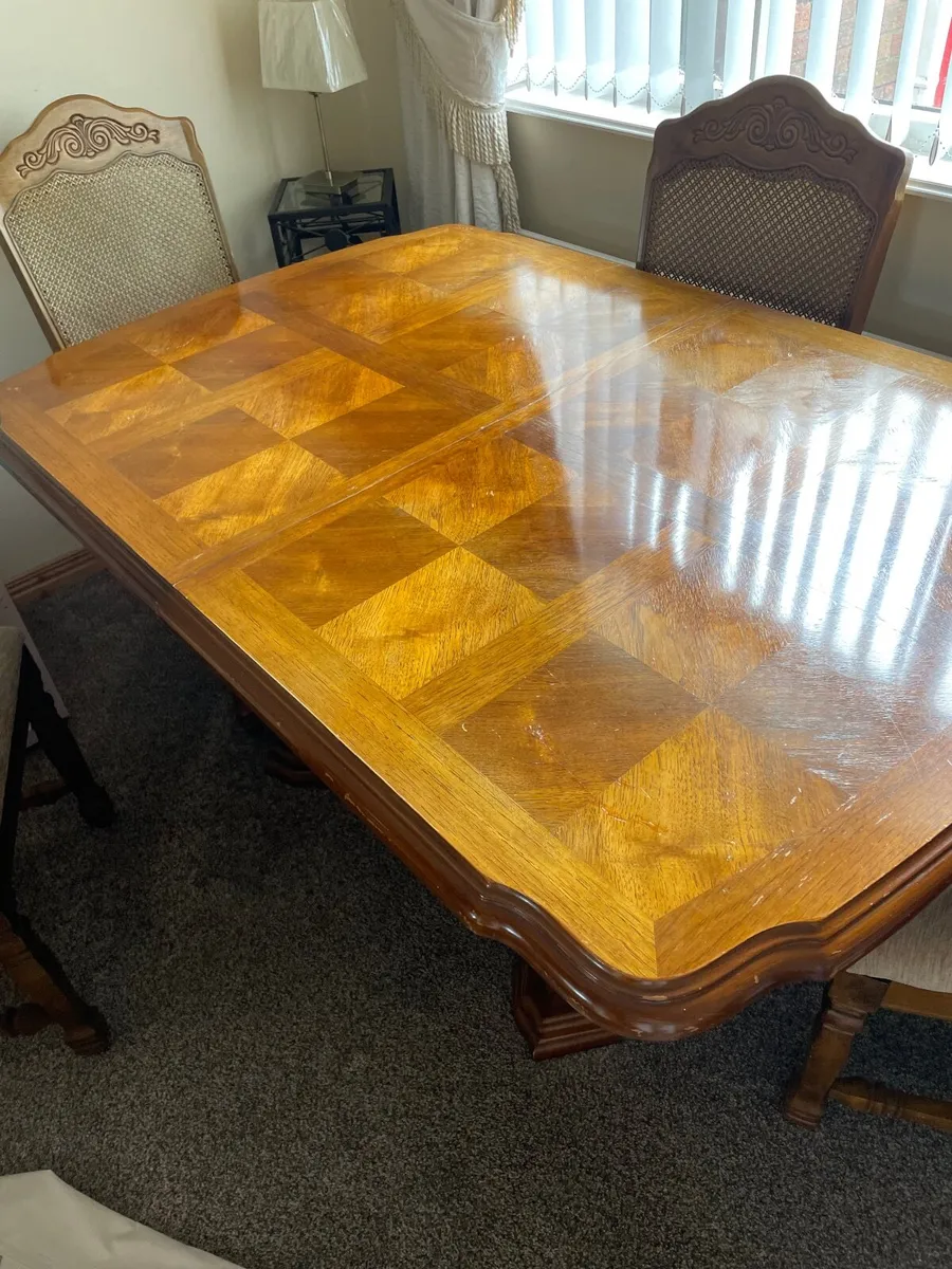 dining table and chairs - Image 1
