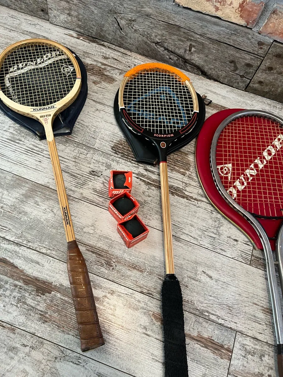 Vintage squash racket - Image 2