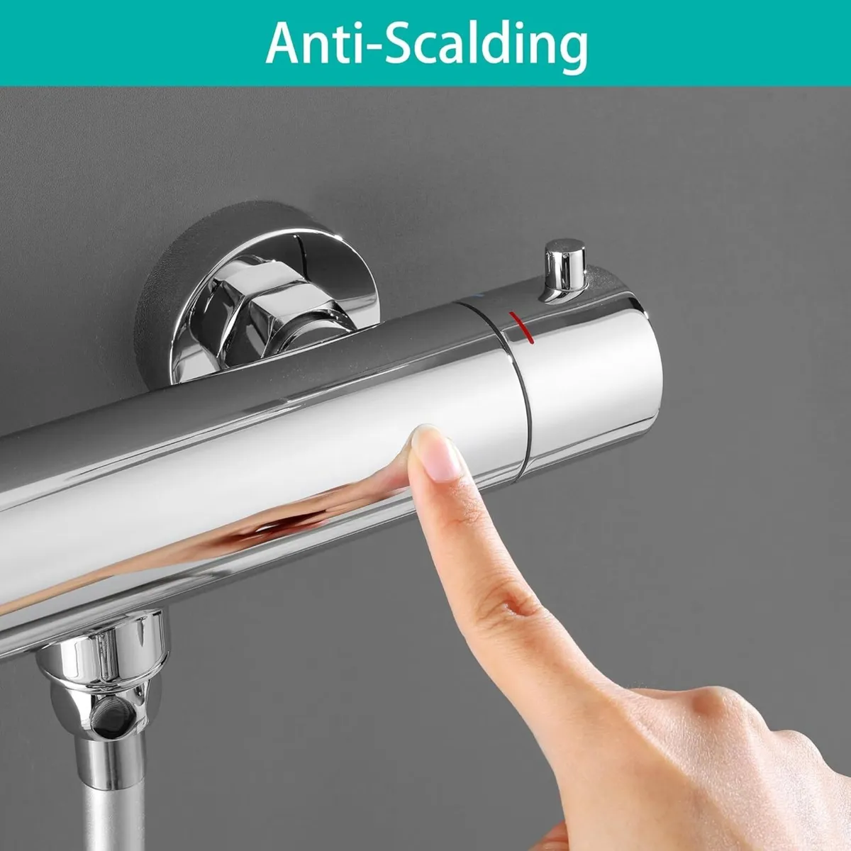 Thermostatic Shower Mixer Combi Set 38degreesC - Image 3