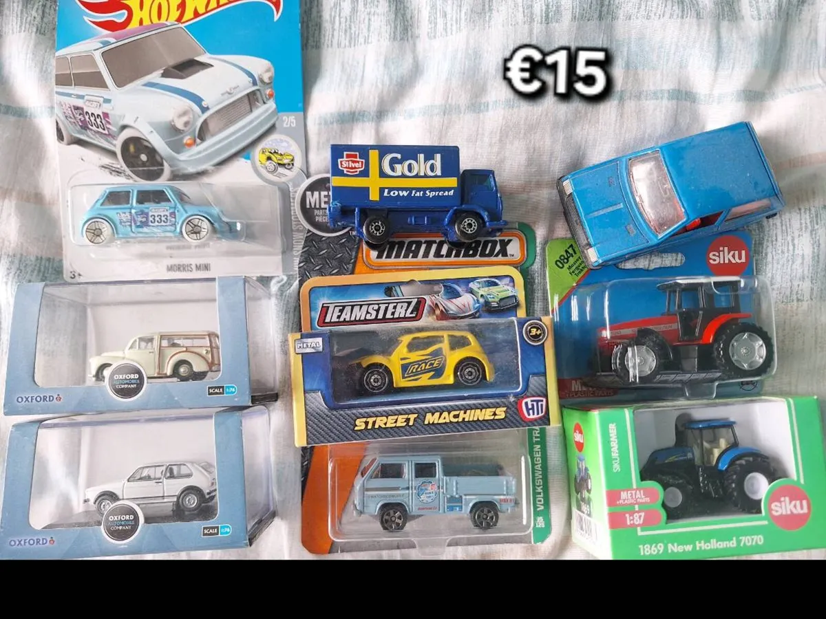 Model rally cars and cars and tractors - Image 4