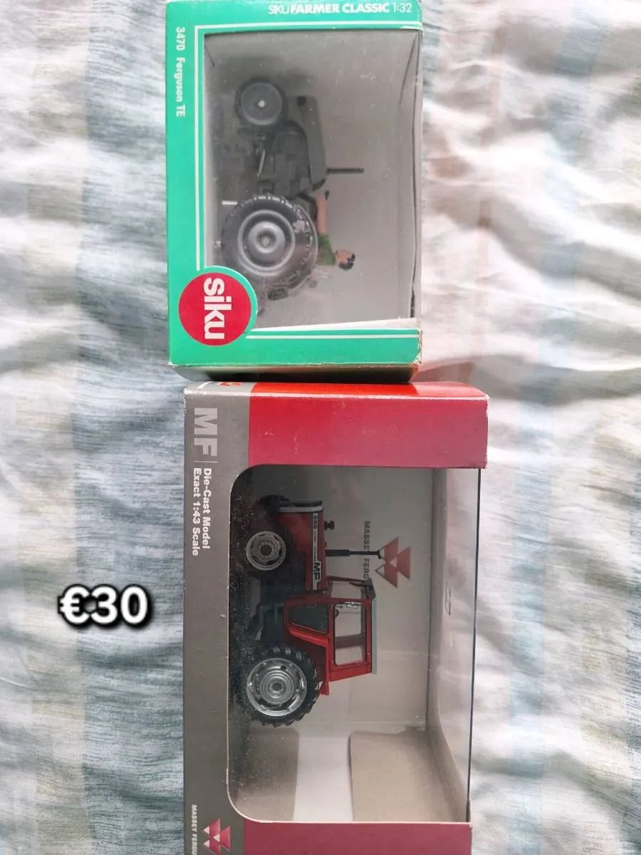 Model rally cars and cars and tractors - Image 3
