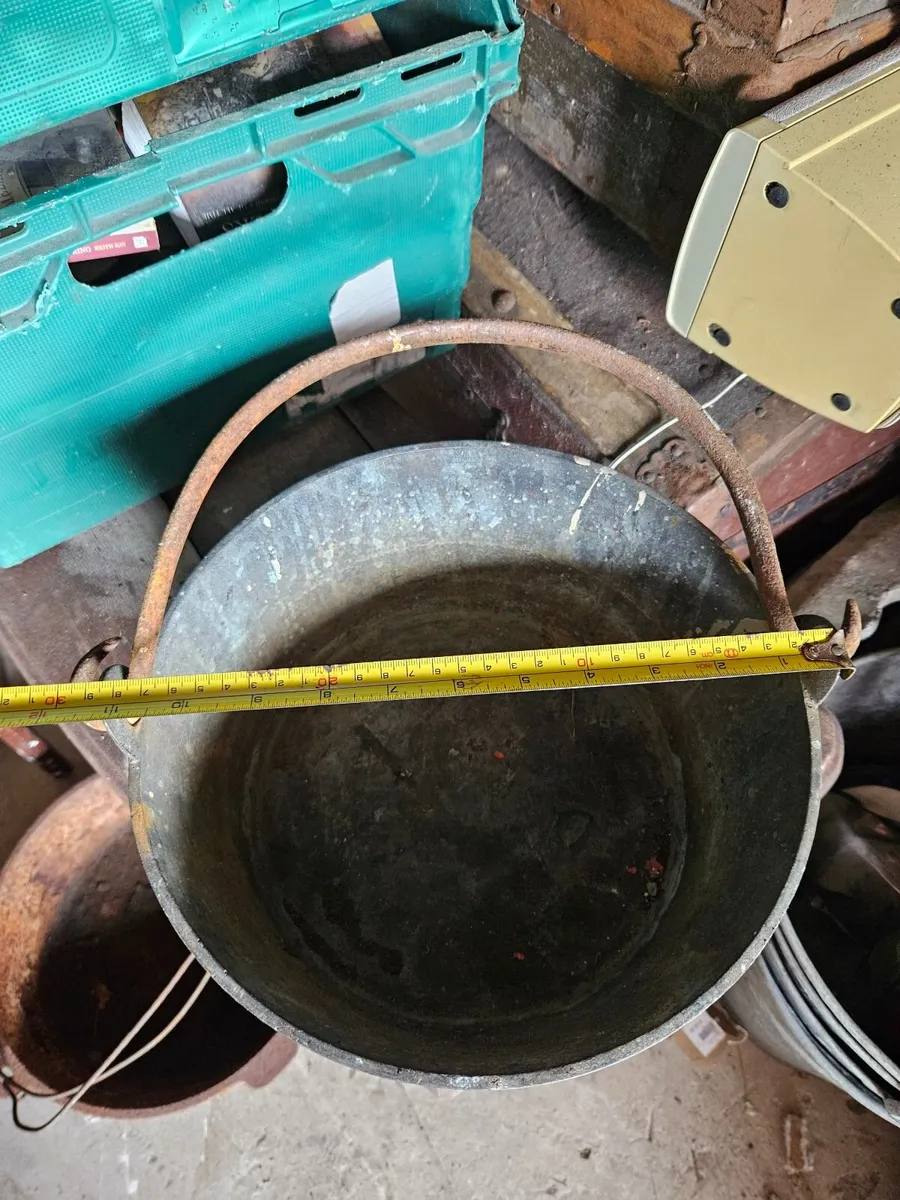 Vintage Brass Pot - Image 2
