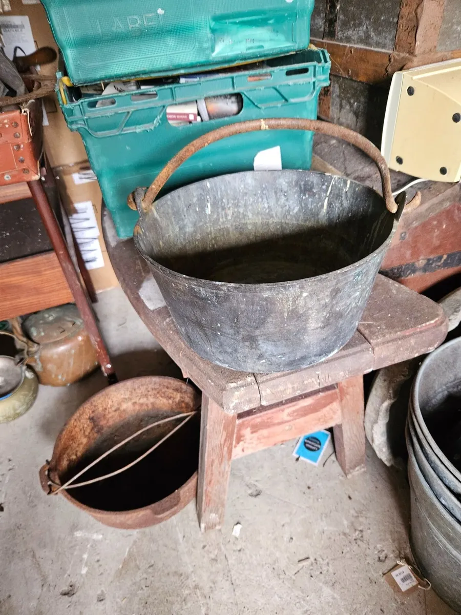 Vintage Brass Pot - Image 4