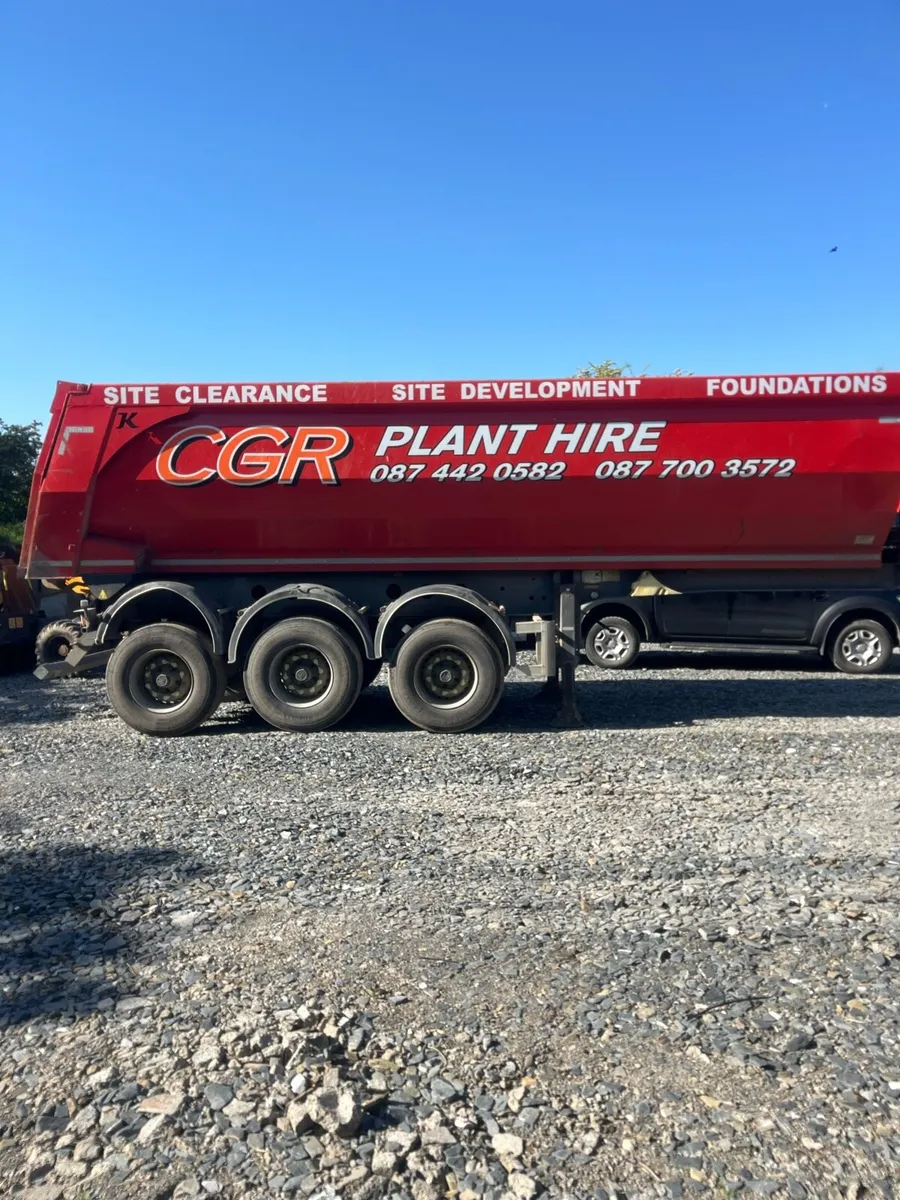 Kassbohrer tipping trailer - Image 1